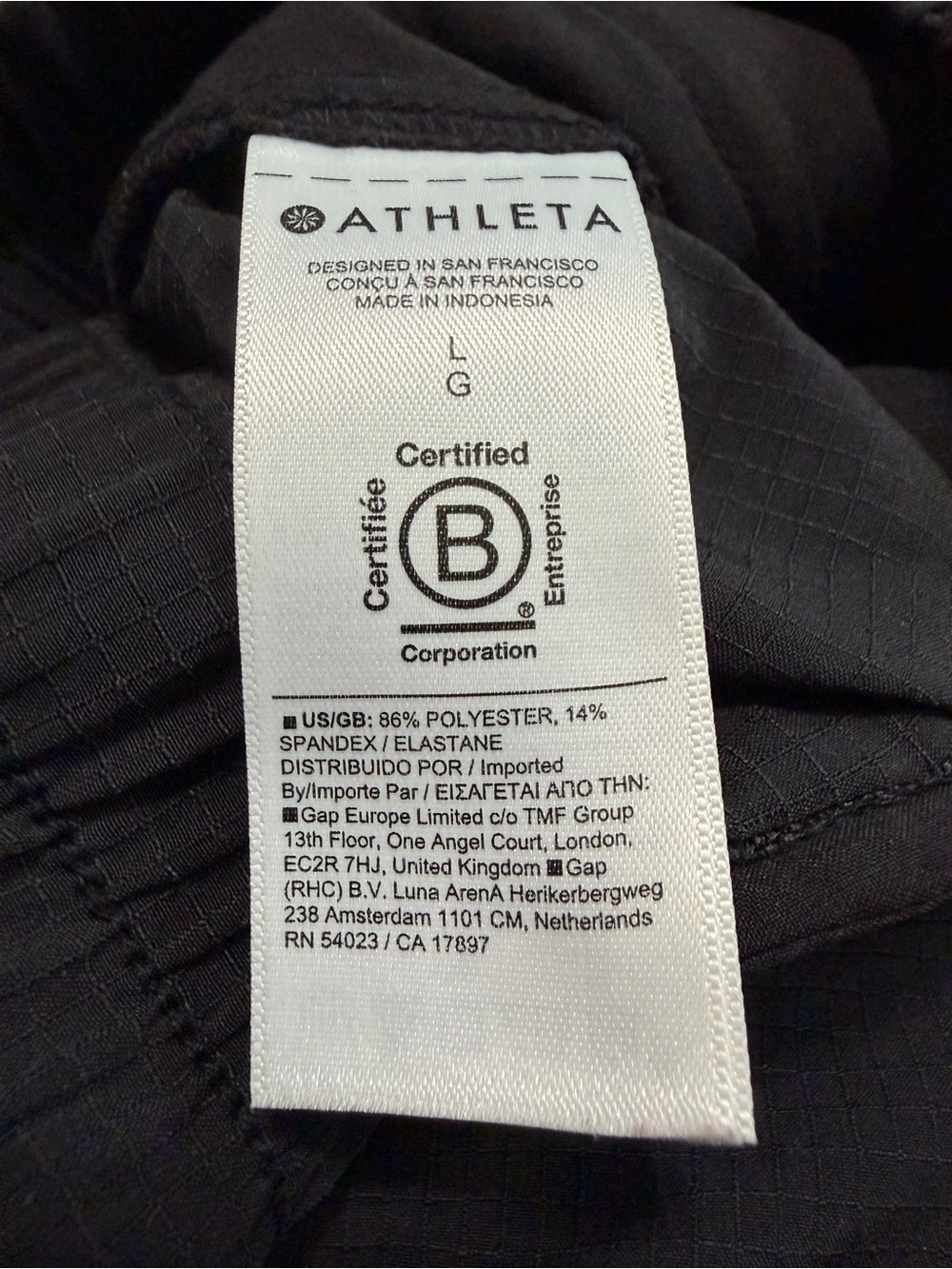 Athleta Women's Boundless Low Rise Cargo Pants Bungee Ankle | Black | Large - Picture 7 of 8